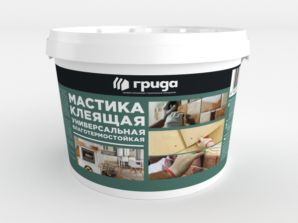 Мастика клеящая термостойкая ГРИДА 6 кг